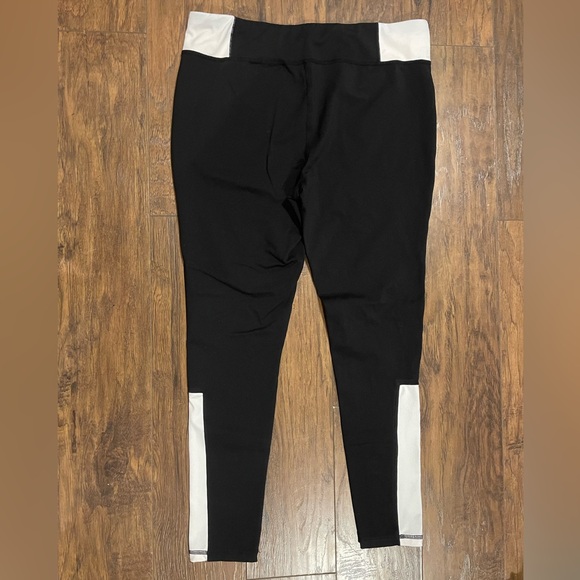 Ralph Lauren performance black & white full length leggings inner waist band XL - Picture 4 of 5